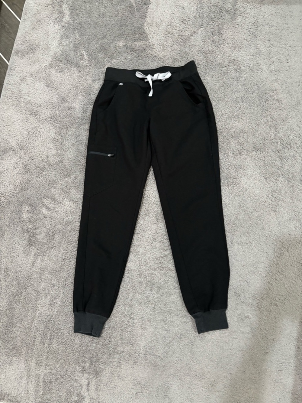 XS FIGS Black Scrub Pants